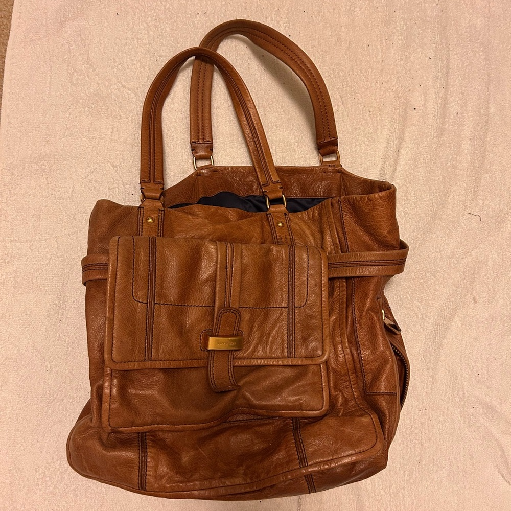 Juicy Couture Brown Leather Hobo Bag